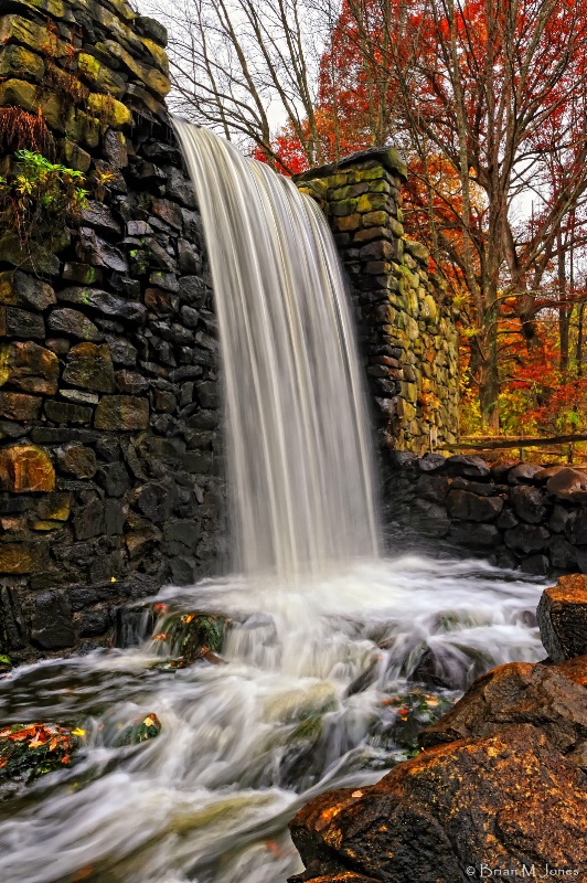 Waterfall At The Old Grist Mill