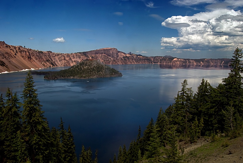 Storm on Crater Lake  
