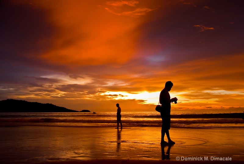 THE BEAUTY OF PATONG BEACH'S SUNSET