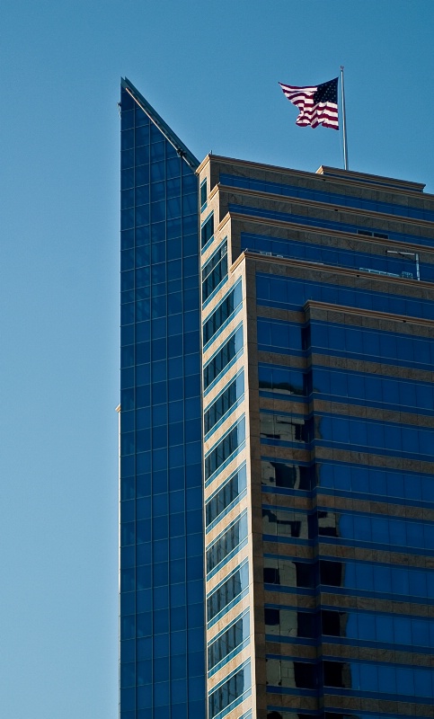 Original Renaissance Tower & Old Glory/Sacramento