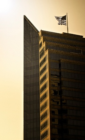 Renaissance Tower with Old Glory