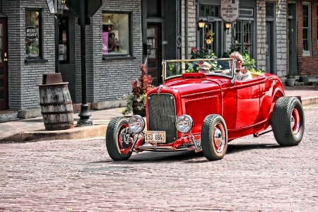 Hotrodding Down Main Street