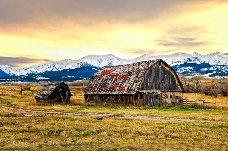 Montana skies at dusk