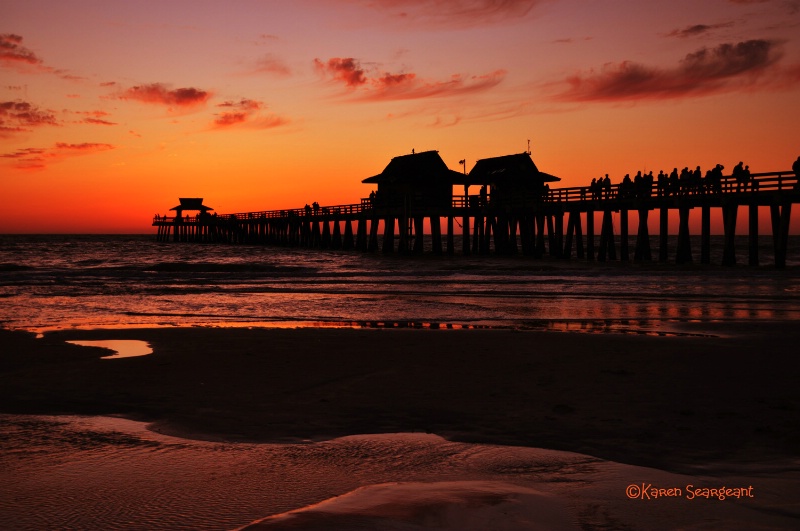 Naples Pier Sunset