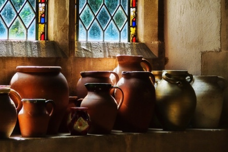 Earthenware Pots ~ St Mary's Church