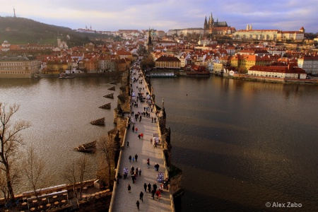 Extra Click. Charles Bridge, Prague Castle