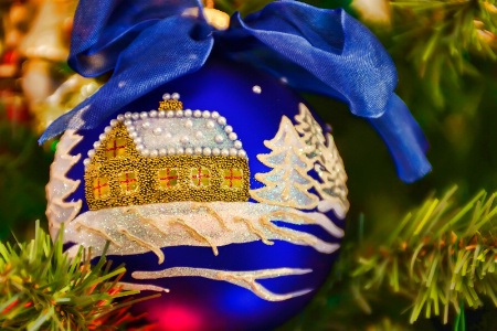 Blue Ornament