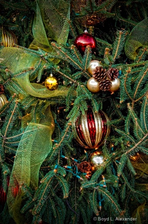 Decorating the Christmas Tree....