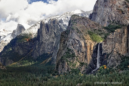 Clearing Storm, Bridal View Falls and Half Dome