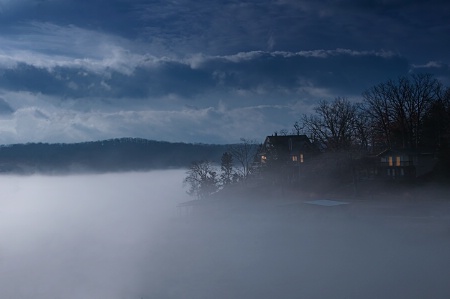 Fog on the Lake