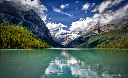 Lake Louise Cloud Reflections