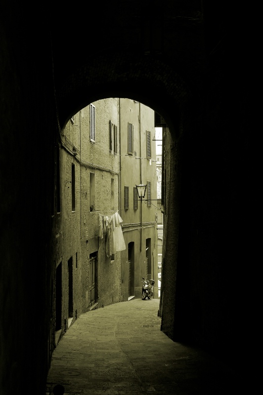 A Street in Siena