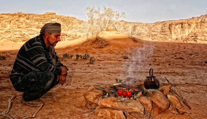 Jordanian Desert Guide and Outdoor Chef