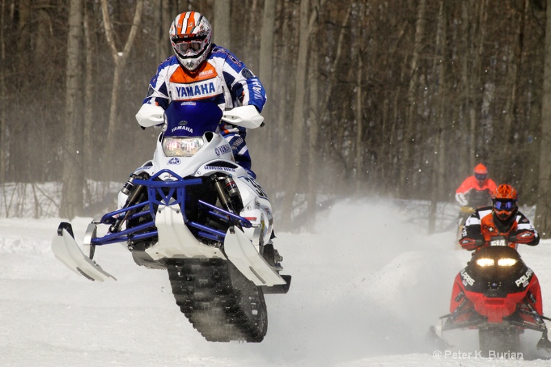 Snowmobile race