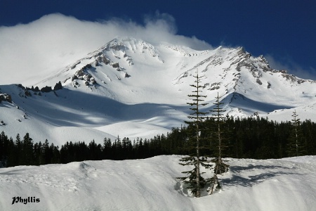 Mt Shasta in April