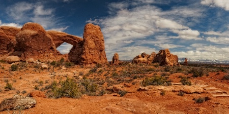 Pathway To The Arches.