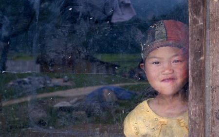 Sapa Mountains Child