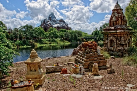 Temple in the Himalayas