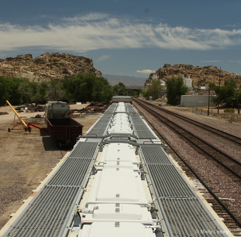 View from the Top of a Train