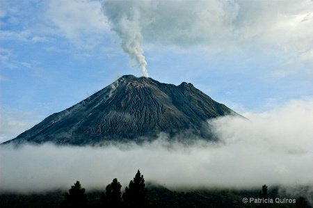 Arenal Volcano at sunrise