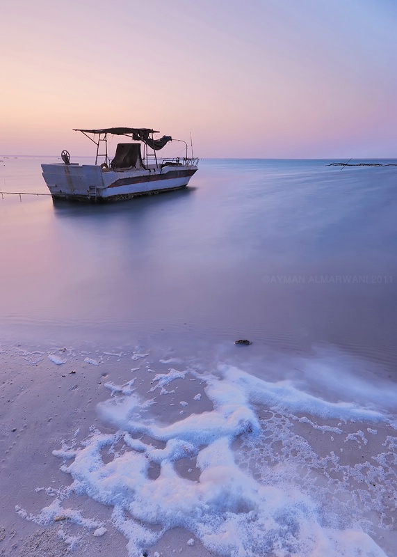 Remnants of the beach