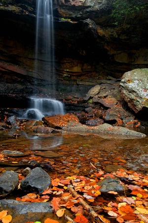 Cucumber Falls in Autumn