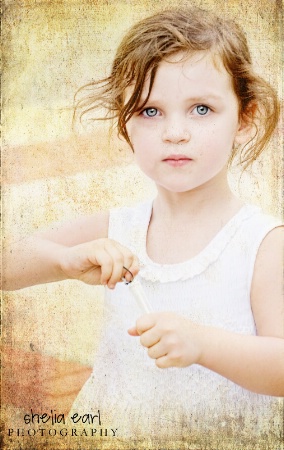 Little Girl in White