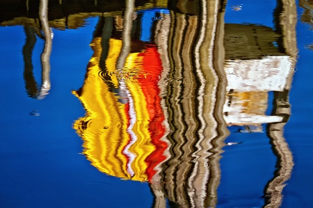 Harbor Dock Reflection