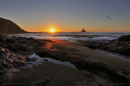 Sunset on the Rocks