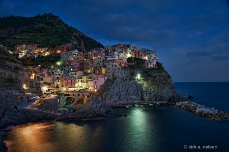 Manarola at dusk