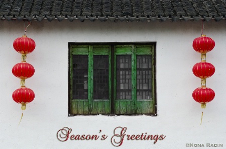 Window And Ornaments Season
