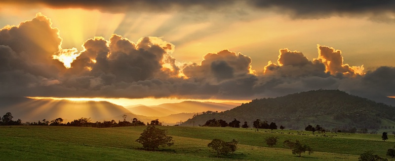 Sunset on the Tablelands