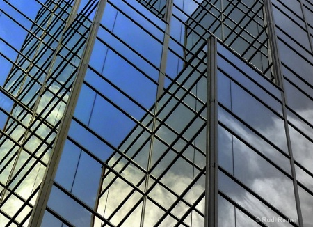 Building glass abstract