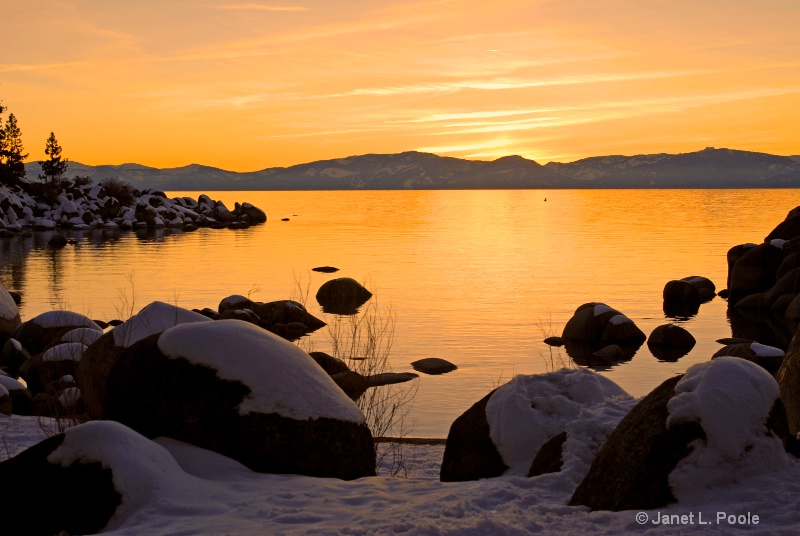 Tahoe Sun Going Down!