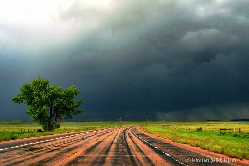 Driving Towards The Storm