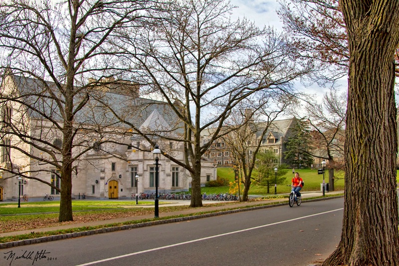 Riding Past Whitman College