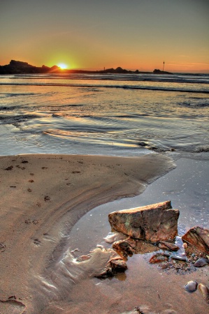 Rocks at Sunset