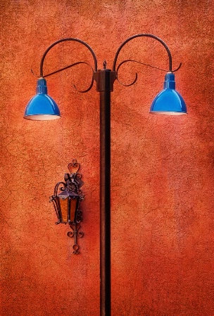 Blue Lamps