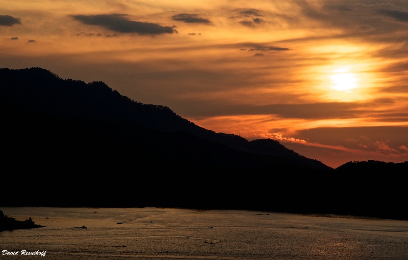 Sunset and the Lake