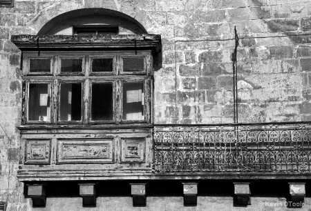 Balcony in Black & White