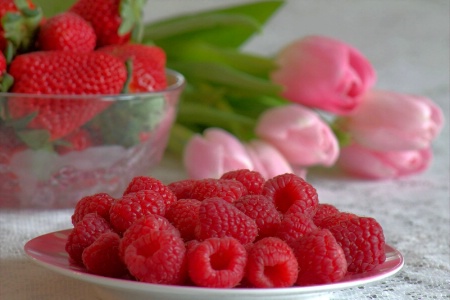 Red Raspberries 