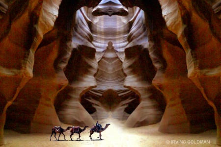 CAMEL WALK IN CAVE