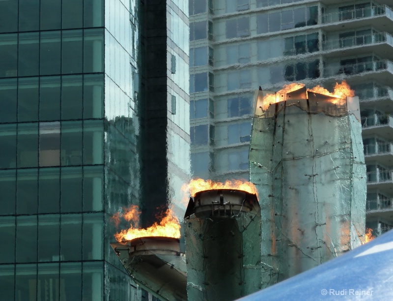 Olympic flames, Vancouver