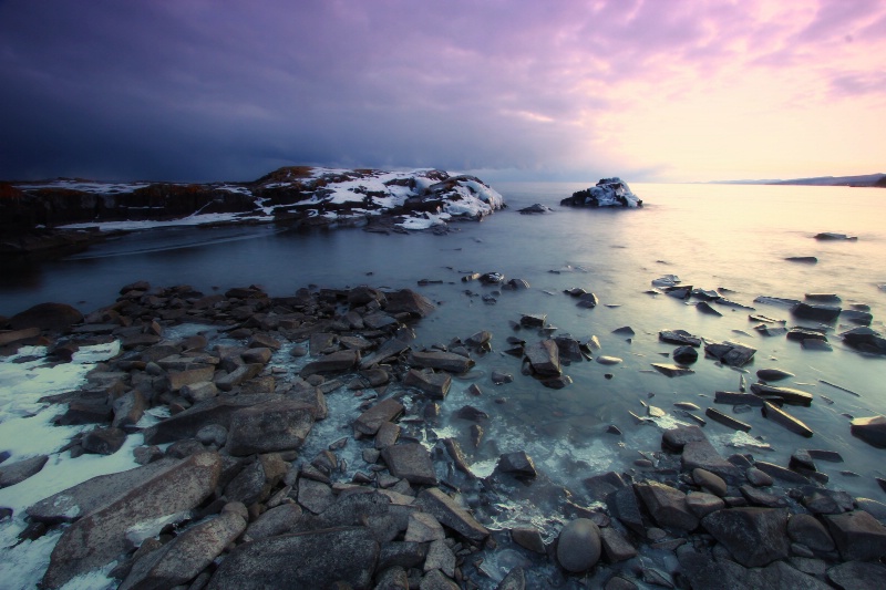 Rocky Shoreline on Lake Superior