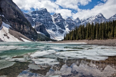 Lake Louise, Canada Spring Melt