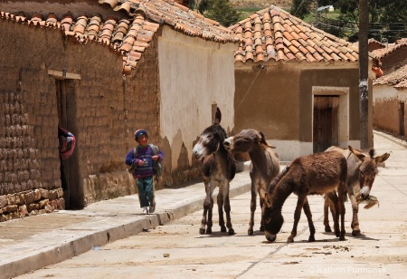 Street Scene in Tarabuco, Bolivia