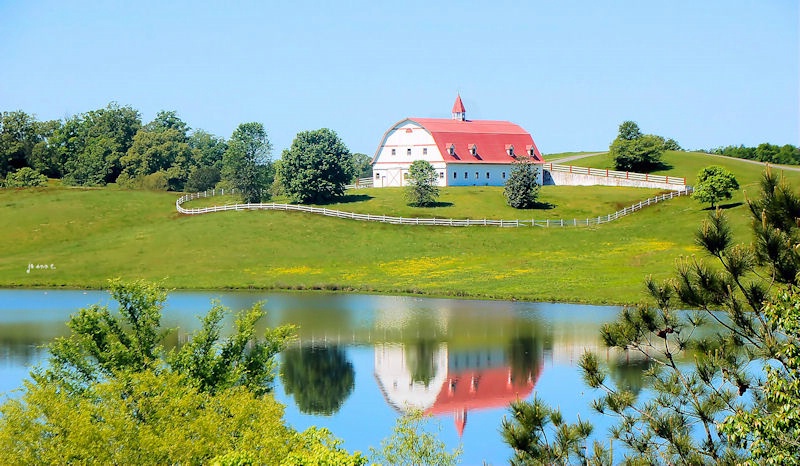 Barn on the hill...