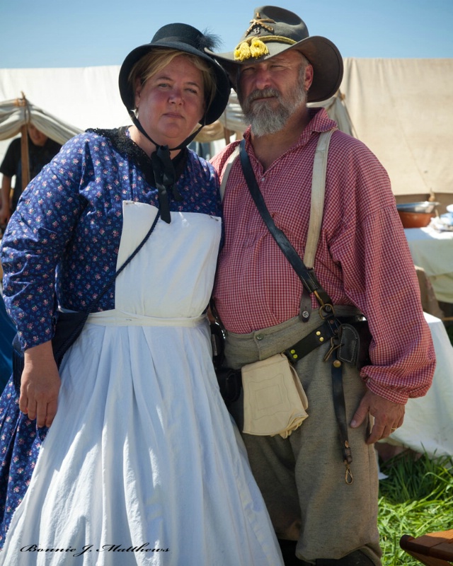 Heritage Days Civil War Reenactment-Ma & Pa