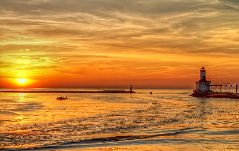 Michigan City Sunset