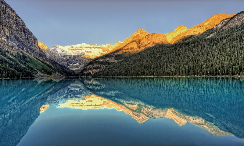 Morning Light on Lake Louise